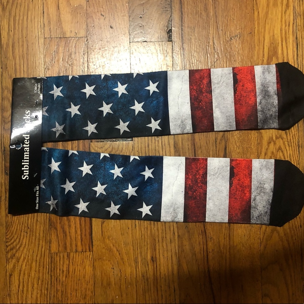 American flag socks